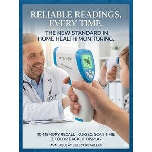 SereneLife Touchless Infrared Digital Thermometer